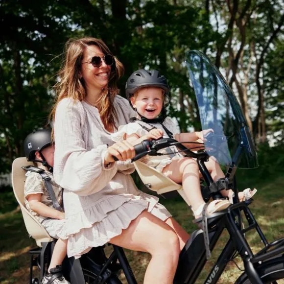 Urban Iki Ta-ke Bio Achterzitje - Framemontage - Haniwa Brown / Bincho Black