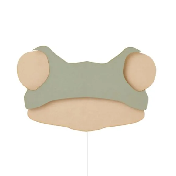 Van Tjalle en Jasper Kikker Muurlamp - Naturel / Green