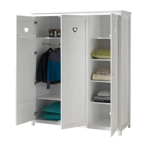 Vipack Amori Kledingkast Wit 3-Deurs