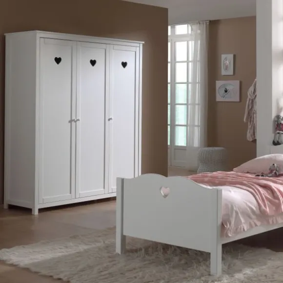 Vipack Amori Kledingkast Wit 3-Deurs