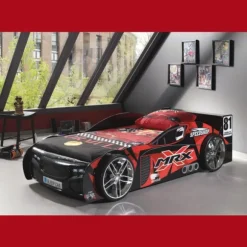 Vipack Autobed MRX Sleepcar Black 90 x 200 cm