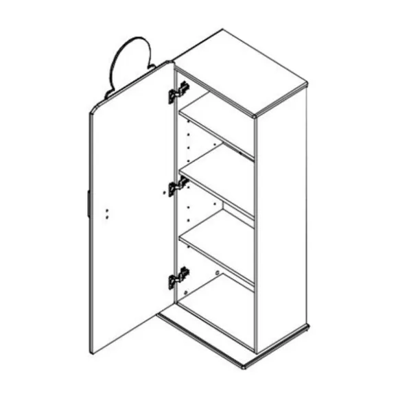 Vipack Benzinepomp Kast Rood