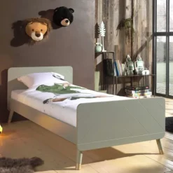 Vipack Billy Bed Satin White 90 x 200 cm