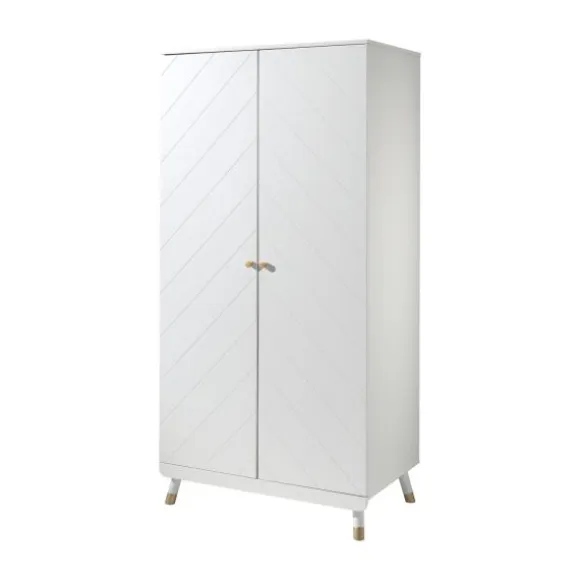 Vipack Billy Kledingkast 2-Deurs Wit