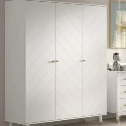 Vipack Billy Kledingkast 3 Deurs - Wit