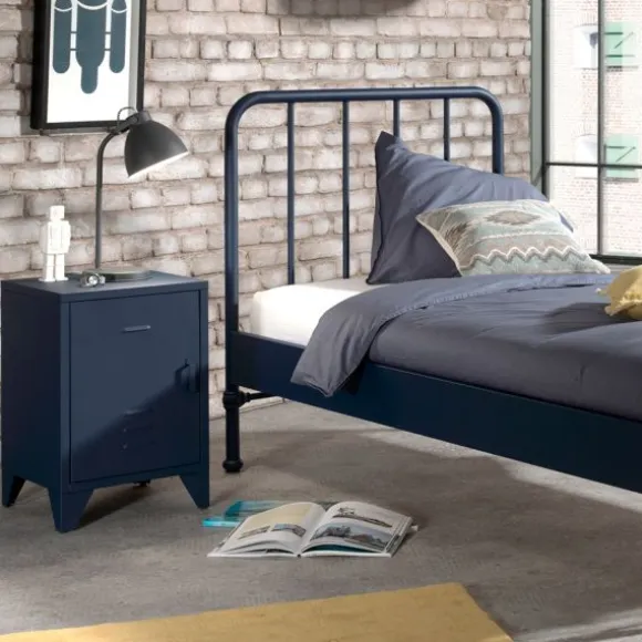 Vipack Bronxx Nachtkastje Blue Denim