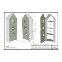 Vipack Casami Bruges Kast – White