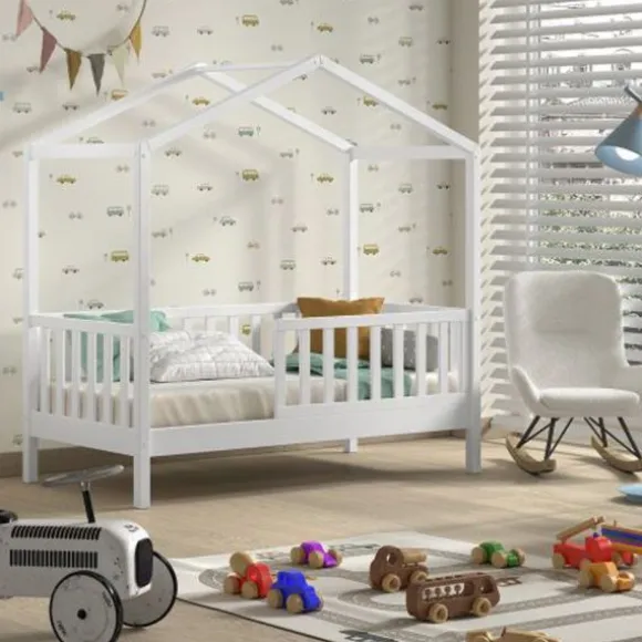 Vipack Dallas Juniorbed – 70 x 140 cm – Wit