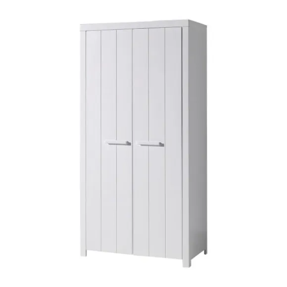 Vipack Erik Kledingkast Wit 2-Deurs