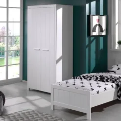 Vipack Erik Kledingkast Wit 2-Deurs