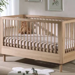 Vipack Forrest Babybed Met Ombouw - 70 x 140 cm - Beuk Wit