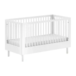 Vipack Forrest Babybed Met Ombouw - 70 x 140 cm - Beuk Wit