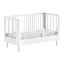 Vipack Forrest Babybed Met Ombouw - 70 x 140 cm - Beuk Wit