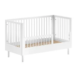 Vipack Forrest Babybed Met Ombouw - 70 x 140 cm - Beuk Wit