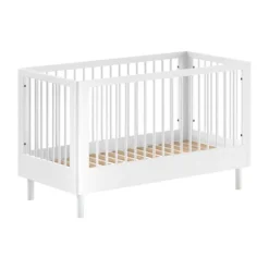 Vipack Forrest Babybed Met Ombouw - 70 x 140 cm - Beuk Wit