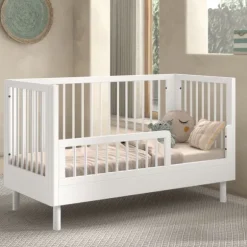 Vipack Forrest Babybed Met Ombouw - 70 x 140 cm - Beuk Wit