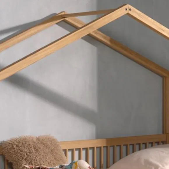 Vipack Forrest Dakbenen Kajuitbed - Beuk Wit