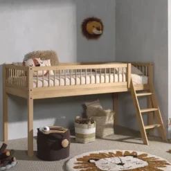 Vipack Forrest Halfhoogslaper - 90 x 200 cm - Beuk Wit