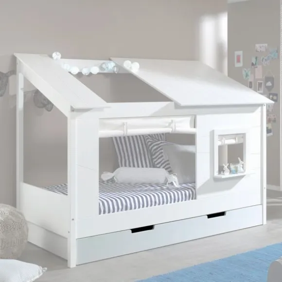 Vipack Housebed Bedlade Wit 90 x 200 cm