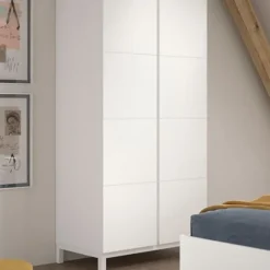 Vipack Kledingkast - Eva - 2-deurs - Wit