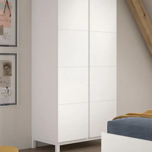 Vipack Kledingkast - Eva - 2-deurs - Wit