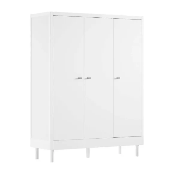 Vipack Kleerkast 3-Deurs - Forrest Beuk - Wit