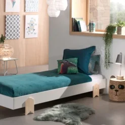 Vipack Modulo Bed 90 x 200 Cm Arrow Grijs