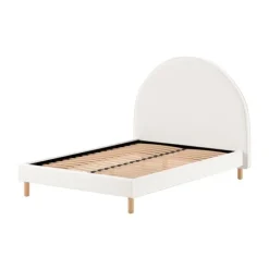 Vipack Moon Bed - 140 x 200 cm - Boucle Roze