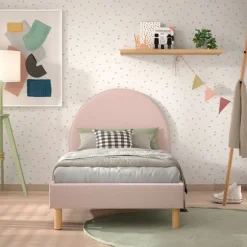 Vipack Moon Bed - 90 x 200 cm - Boucle Groen