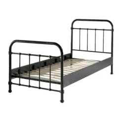 Vipack New York Bed Metaal Geel 90 x 200 cm