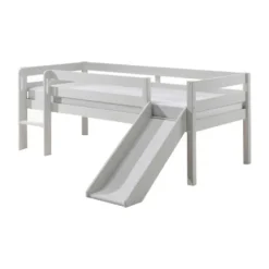 Vipack Pino Halfhoogslaper Met Glijbaan Wit