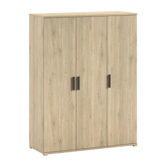 Vipack Sam 3-Deurs Kledingkast - Eik