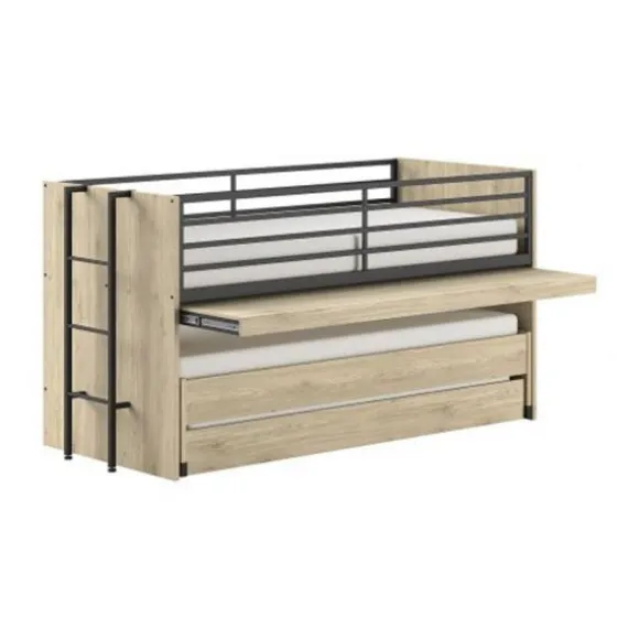 Vipack Sam Halfhoogslaper - Eiken