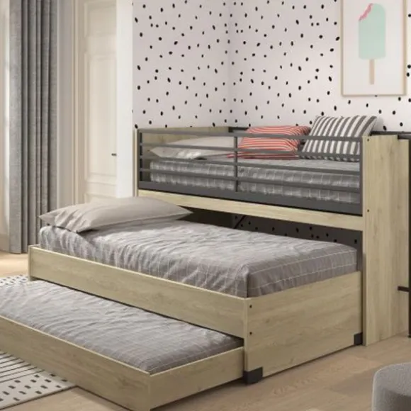 Vipack Sam Halfhoogslaper - Eiken