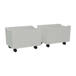 Vipack Set van 2 Laden - Forrest Beuk - Wit