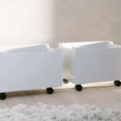 Vipack Set van 2 Laden - Forrest Beuk - Wit