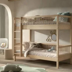 Vipack Stapelbed - Forrest Beuk - 90 x 200 cm - Natuur