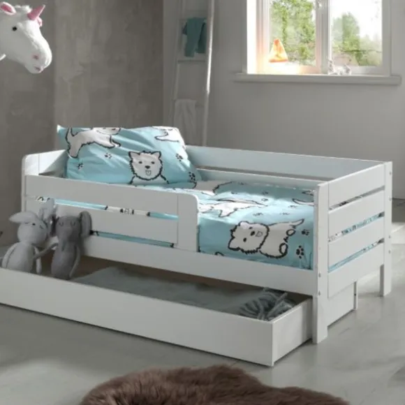 Vipack Toddler Ledikant Horizontaal Grijs 70 x 140 Cm