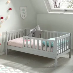 Vipack Toddler Ledikant Verticaal Grijs 70 x 140 Cm