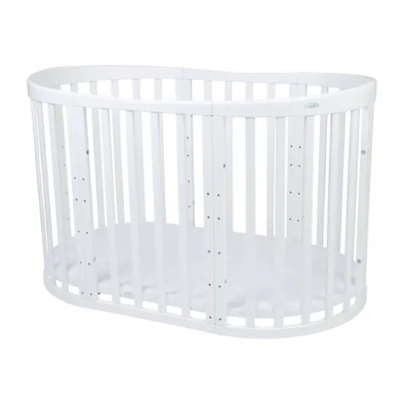 Waldin Oval Combibed 7‑in‑1 - Natural inclusief matras