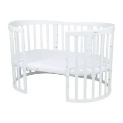 Waldin Oval Combibed 7‑in‑1 - Natural inclusief matras