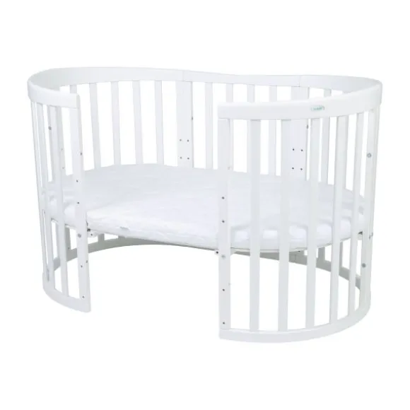 Waldin Oval Combibed 7‑in‑1 - Natural inclusief matras