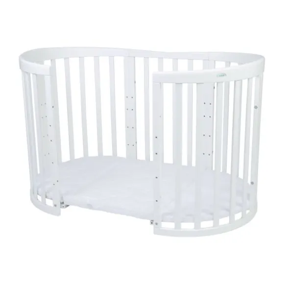 Waldin Oval Combibed 7‑in‑1 - Natural inclusief matras