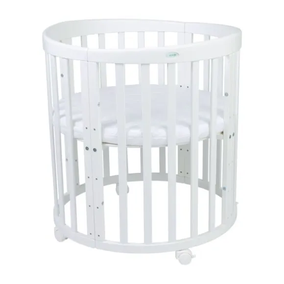 Waldin Oval Combibed 7‑in‑1 - Natural inclusief matras