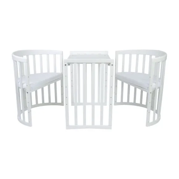 Waldin Oval Combibed 7‑in‑1 - Natural inclusief matras