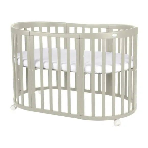 Waldin Oval Combibed 7‑in‑1 - Natural inclusief matras