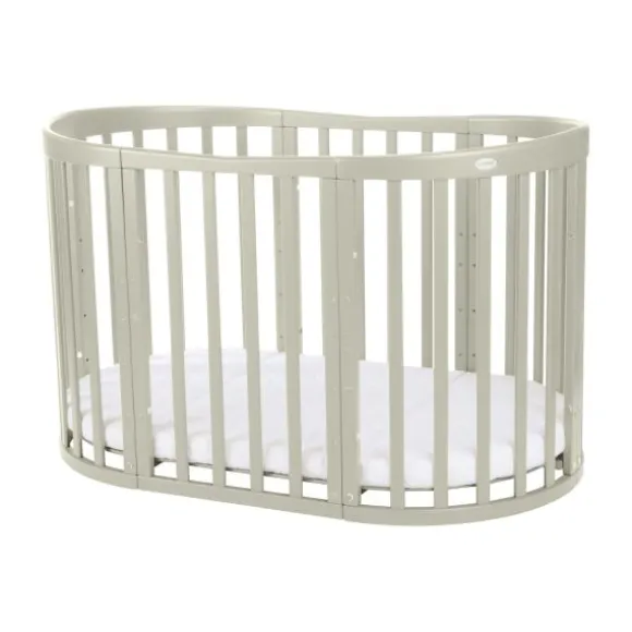 Waldin Oval Combibed 7‑in‑1 - Natural inclusief matras