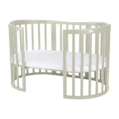 Waldin Oval Combibed 7‑in‑1 - Natural inclusief matras