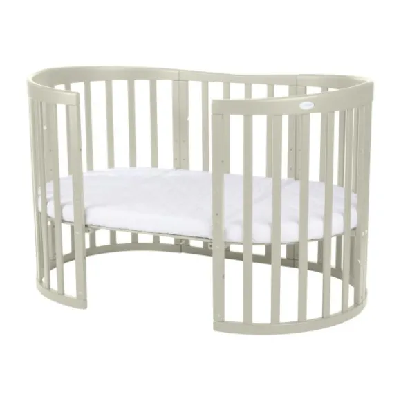 Waldin Oval Combibed 7‑in‑1 - Natural inclusief matras