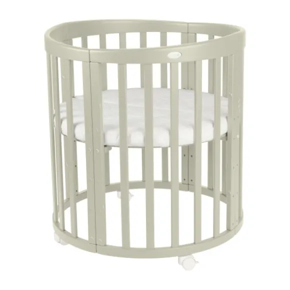 Waldin Oval Combibed 7‑in‑1 - Natural inclusief matras